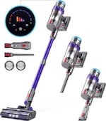 45000Pa Akku Staubsauger 550W kabellos mit Smart Display Bis zu 60
