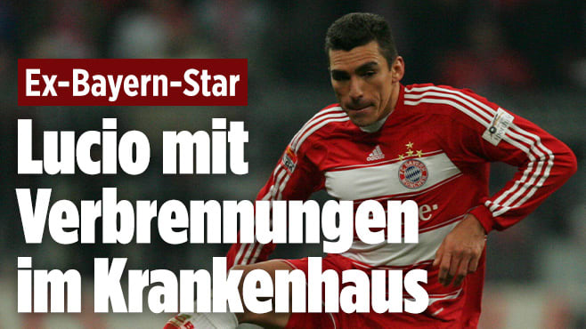 Ex-Bundesliga-Star Lúcio mit Verbrennungen im Krankenhaus