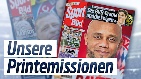 Druckerzeugnisse von SPORT BILD: Unsere Printemissionen