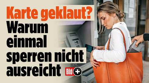 Portemonnaie geklaut: So sperren Sie Ihre Karten richtig
