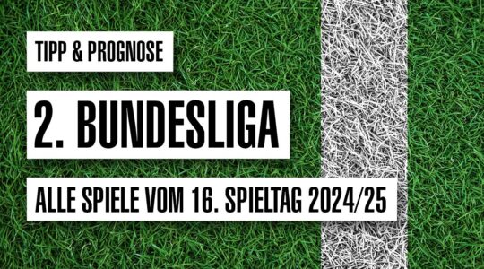 2. Bundesliga Tipps 16. Spieltag