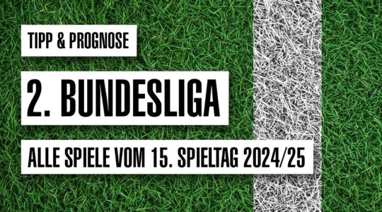 2. Bundesliga Tipps zum 15. Spieltag