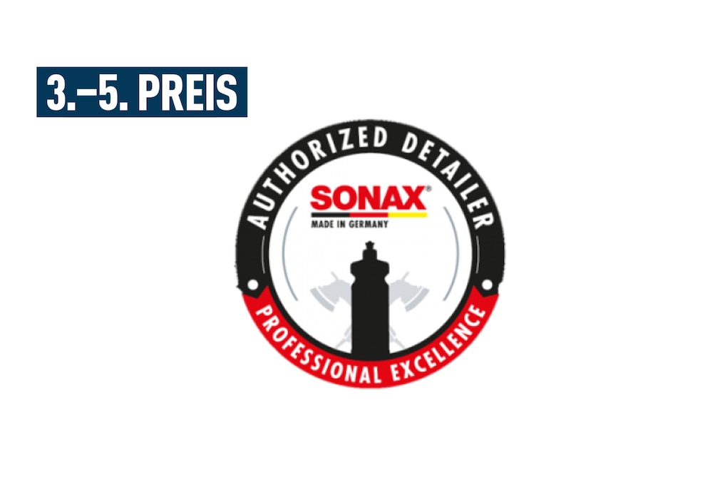 3. Preis: drei 150-Euro-Gutscheine von Sonax