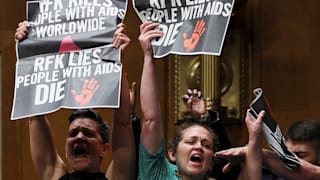 Protest bei Kennedy-Anhörung: Tumulte im US-Kongress