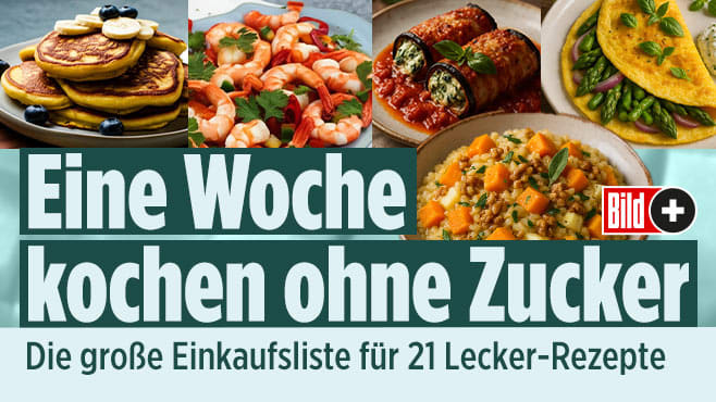 Zuckerfrei genießen: 21 gesunde Rezepte für Montag bis Sonntag