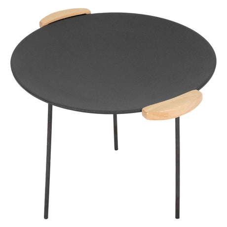 Grillplatte mit 6 Beinen Ø 44 cm aus Gusseisen