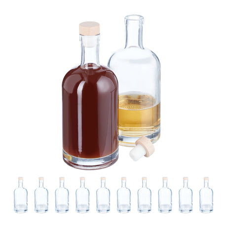 Flaschen zum Befüllen 12er Set 500 ml