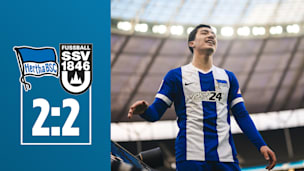 Den muss er haben!: Hertha-Hammer schockt Ulm-Torwart