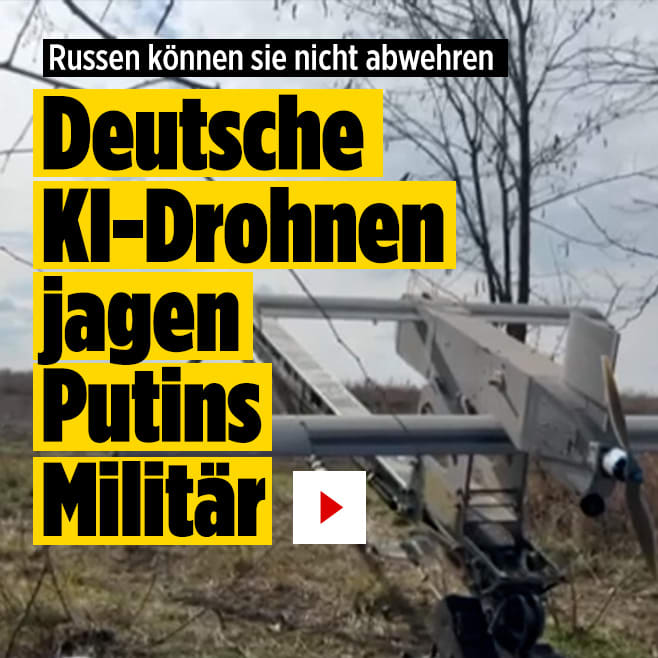 Sie können sie nicht abwehren: Deutsche KI-Drohnen jagen Putins Militär