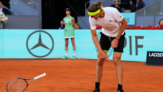 Gegen Angstgegner Cerundolo: Zverev-Wutanfall mitten im Spiel
