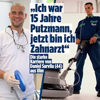Job Wunder in Ulm: 15 Jahre Putzmann, dann wurde ich Zahnarzt