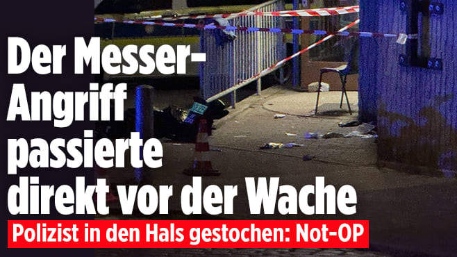 Berlin: Messerattacke auf Polizisten