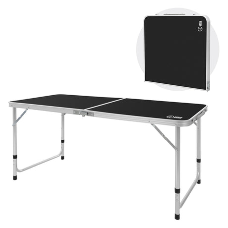 Campingtisch klappbar 120x60x54-70 cm aus Aluminium
