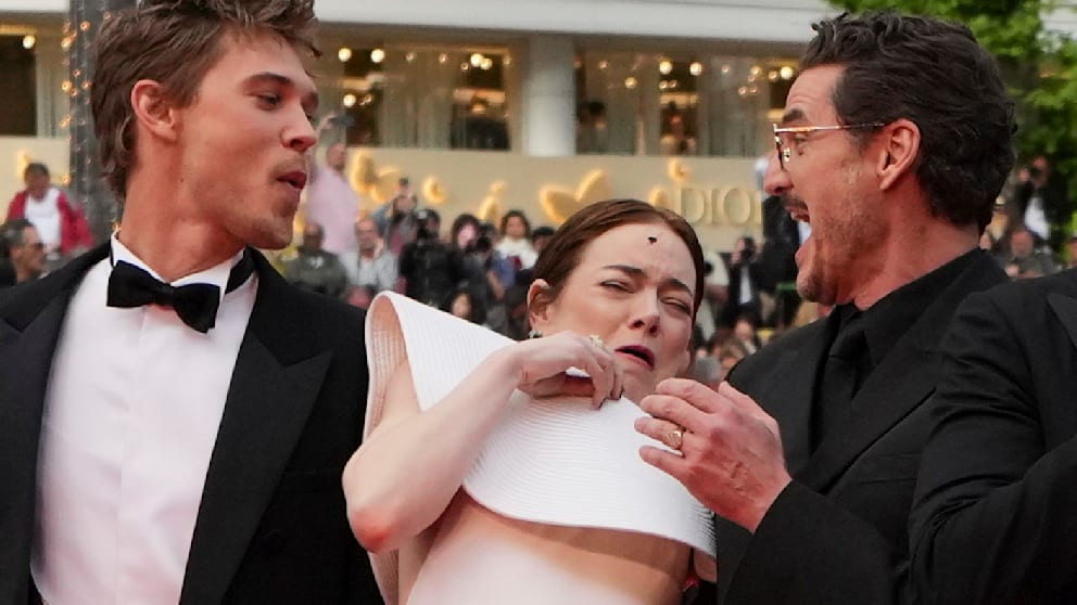 Red-Carpet-Show in Cannes: Bienen-Alarm bei Emma Stone