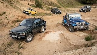 Lada Niva   Opel Frontera   Fiat Panda   Jeep Wrangler    Suzuki  Vitara