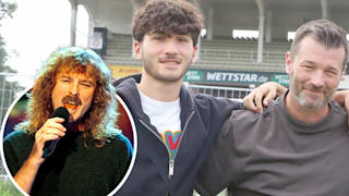Jetzt kommt die dritte Petry-Generation! Enkel Giorgio (19) liebt die Musik, genauso wie Vater Achim (50, r.) und Opa Wolfgang Petry (heute 73, l.)