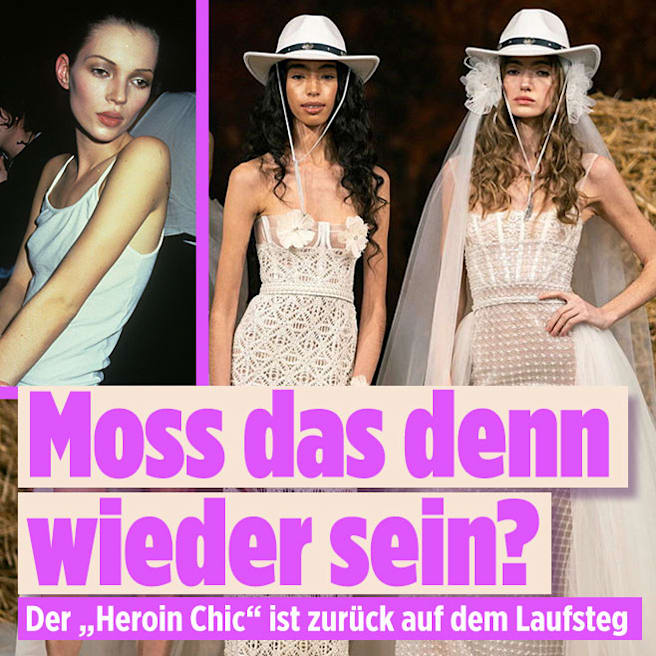 London Fashion Week: Models super dünn! Der „Heroin Chic“ ist zurück