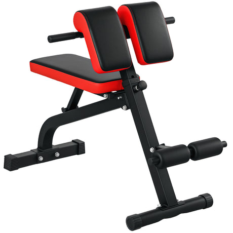 Multifunktionale Hantelbank, verstellbar, klappbar, bis 120 kg, Schwarz