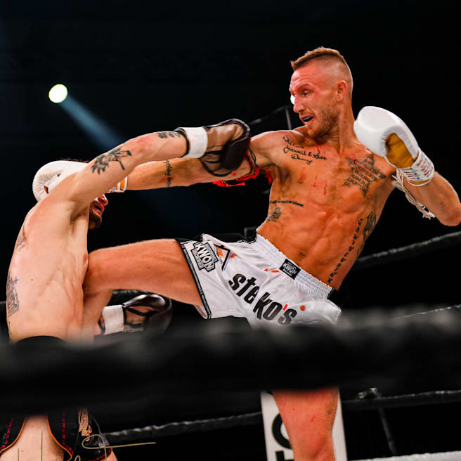 Kickboxen: Kampf von Pascal Schroth im REPLAY