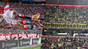 Hören Sie mal rein: Plötzlich singen die Fans gemeinsam