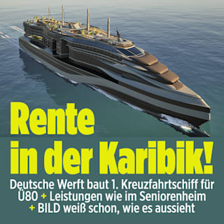 Deutsche Werft baut erstes Kreuzfahrtschiff nur für Senioren: 80 plus
