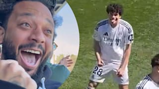 Papa rastet auf Tribüne aus: Marcelo-Sohn (15) führt Real zum Derby-Sieg