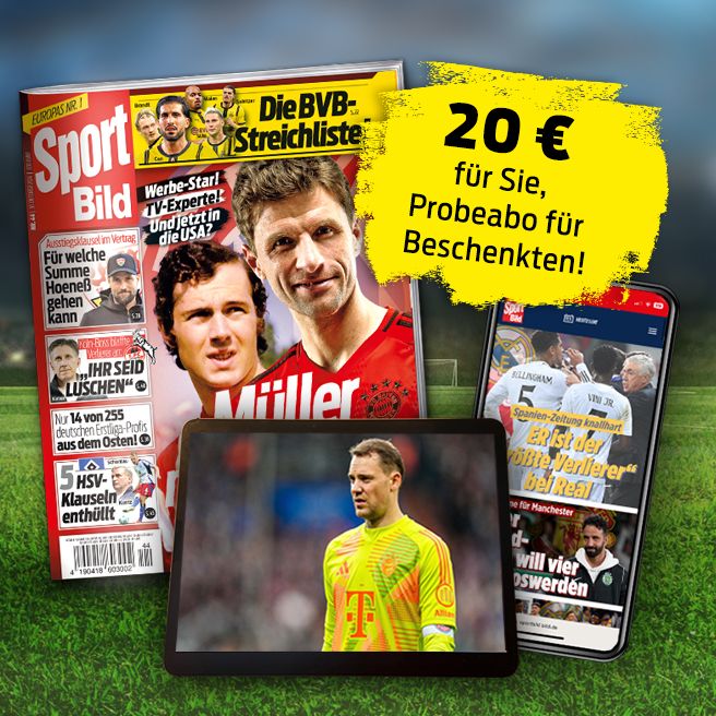SPORT BILD 3-Monate-Probeabo verschenken!