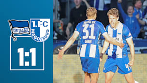 Herthas Gechter: Erst Patzer, dann Blitz-Ausgleich