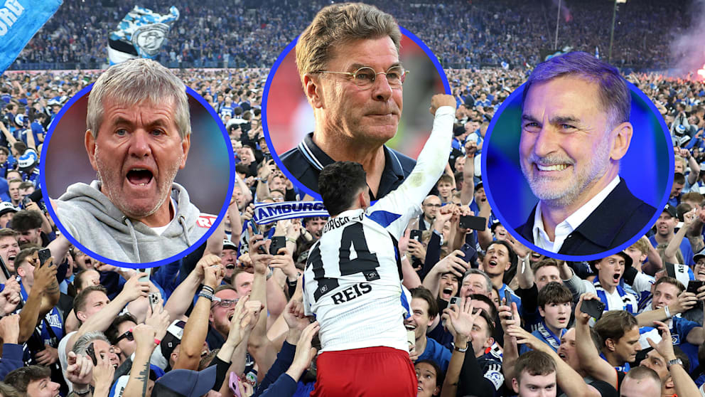 Funkel, Hecking & Kuntz LIVE bei BILD Sport: Alles zum HSV-Aufstieg!