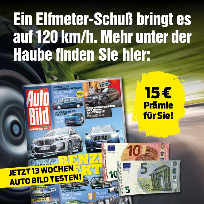 Probeabo der AUTO BILD & Geldprämie sichern!
