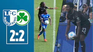 Kurioses 2:2 in Magdeburg: Doppelte Handspiel-Panne bei Fürth-Remis