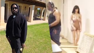 Kanye West sagt, er sei schwul, dann läuft Bianca nackt durchs Bild