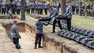 80 Jahre nach Kriegsende werden 107 deutsche Soldaten bestattet