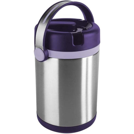 Emsa 509234 Isolier-Speisegefäß Mobility – 1,7L, 2 Einsätze, auslaufsicher, Brombeer Thermobehälter