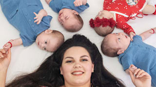 Vasilicas XXL-Baby-Glück: Erster Muttertag mit Vierlingen