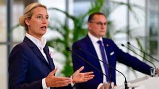 Die AfD-Chefs Alice Weidel (46) und Tino Chrupalla (50) klagen gegen den Verfassungsschutz