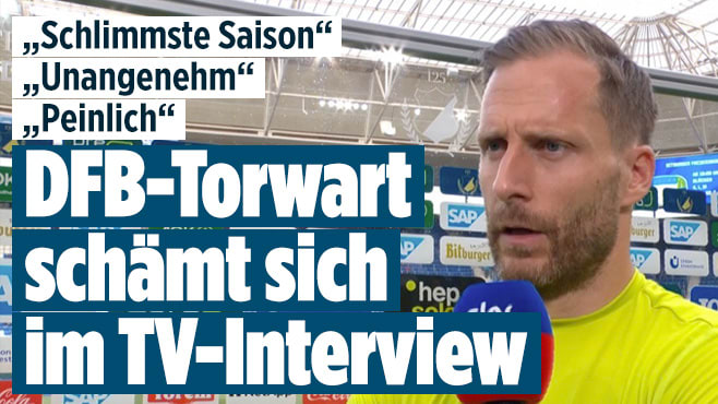 Bundesliga: DFB-Torwart schämt sich im TV-Interview