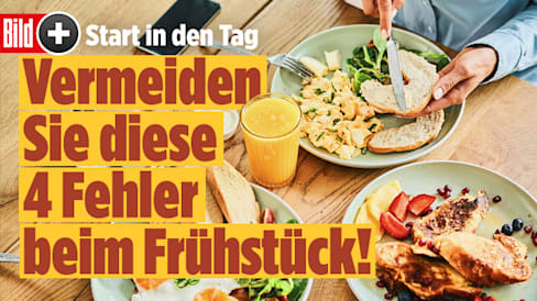 Ernährung: Vermeiden Sie diese Fehler beim Frühstück