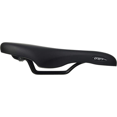 MTB-Sattel gepolstert Schwarz