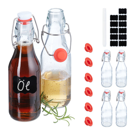 Bügelflaschen 250 ml im 6er Set