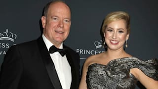 Fürst Albert von Monaco strahlt mit Tochter beim Princess-Grace-Award