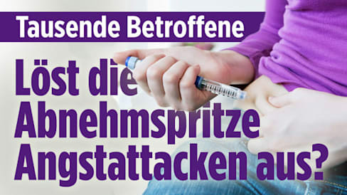 Angst und Panikattacken: Abnehmspritze löst psychische Probleme aus