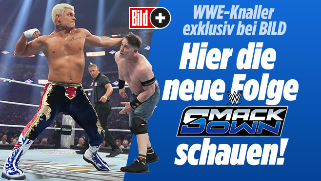 WWE „SmackDown“: Sehen Sie hier die Mega-Show bei BILD!