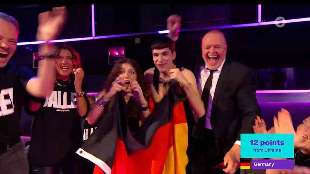 Überraschung bei ESC: Deutschland bekommt 12 Punkte aus der Ukraine