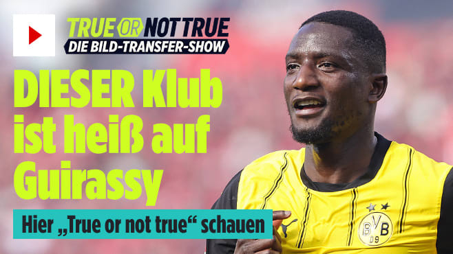 Hier „True or not true“ schauen: DIESER Klub ist heiß auf Guirassy!