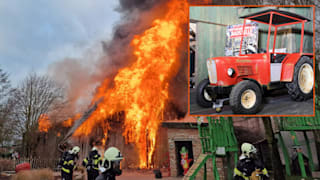 Karls Erdbeerhof: Traktorbahn nach Feuer-Drama in Rekordzeit aufgebaut