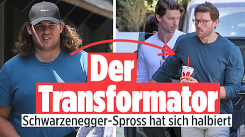 Kilos weg! Sohn von Arnold Schwarzenegger hat sich halbiert