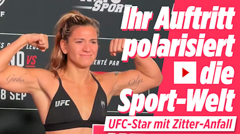 UFC-Star mit Zitter-Anfall: Ihr Auftritt polarisiert die Sport-Welt