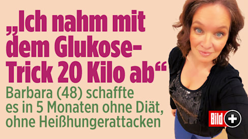Glukose-Trick: Barbara nahm 20 Kilo in fünf Monaten ab
