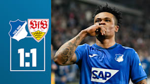 4 Tore mit 4 Schüssen: TSG Hoffenheim trifft auf VfB Stuttgart im VIDEO